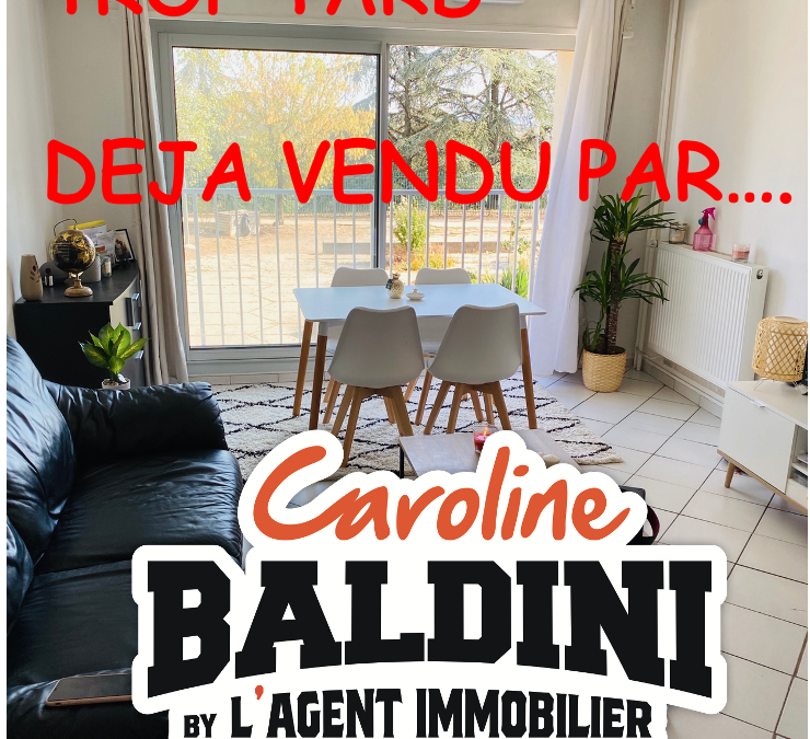 Vendu –  appartement –  2 pièces –   55m² – Vénissieux