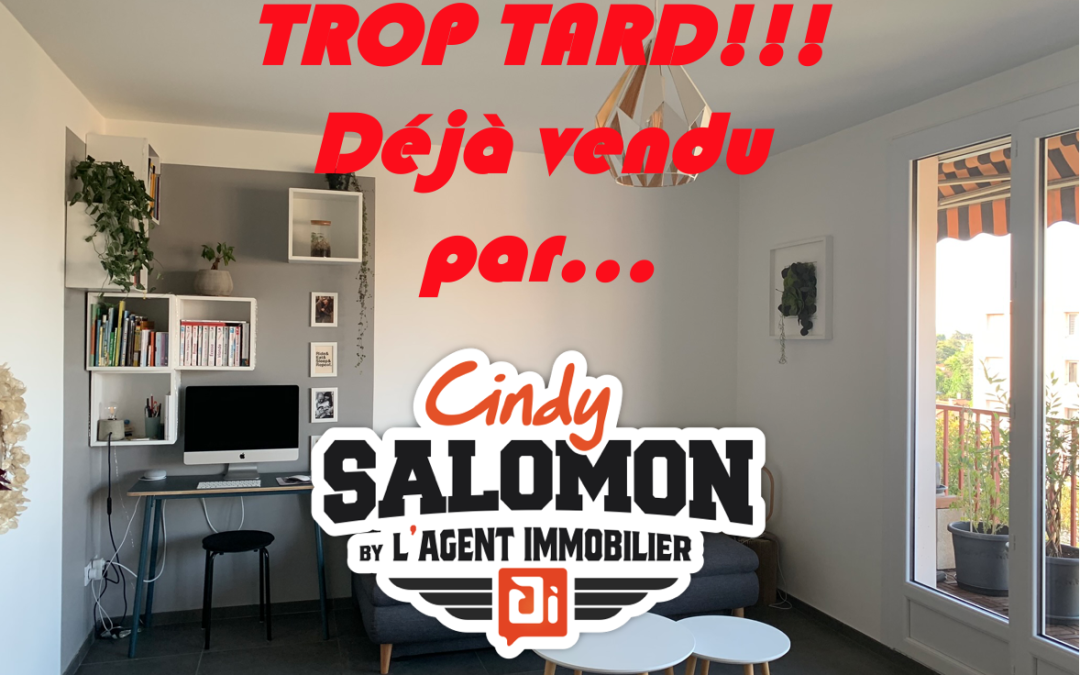 Vendu –  appartement –  3 pièces –   67m² – Bron