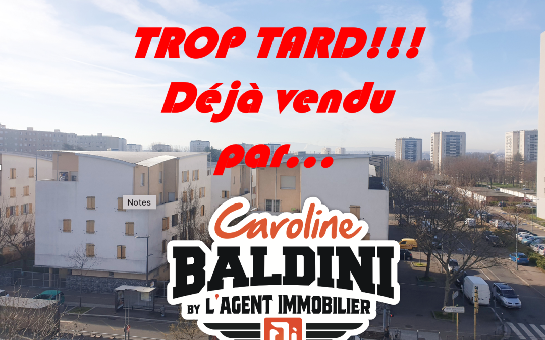 Vendu –  appartement –  4 pièces –   85m² – Vénissieux