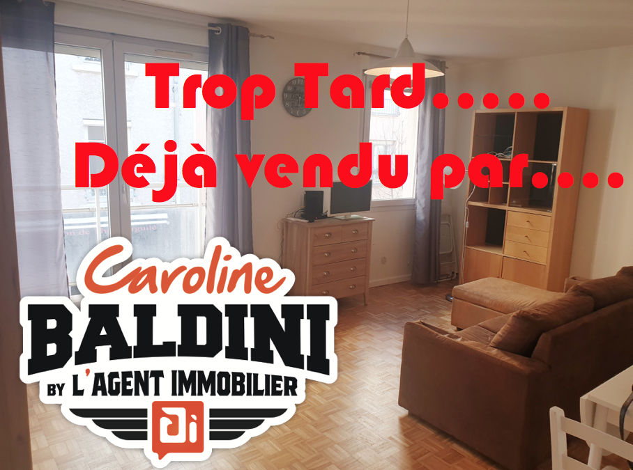 Vendu –  appartement –  1 pièces –   31m² – Villeurbanne