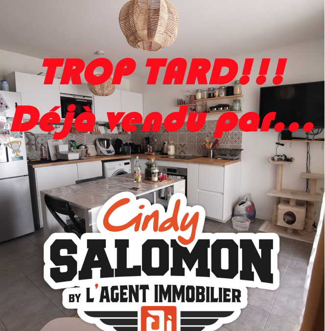 Vendu –  appartement –  2 pièces –   40m² – Vaulx-en-Velin
